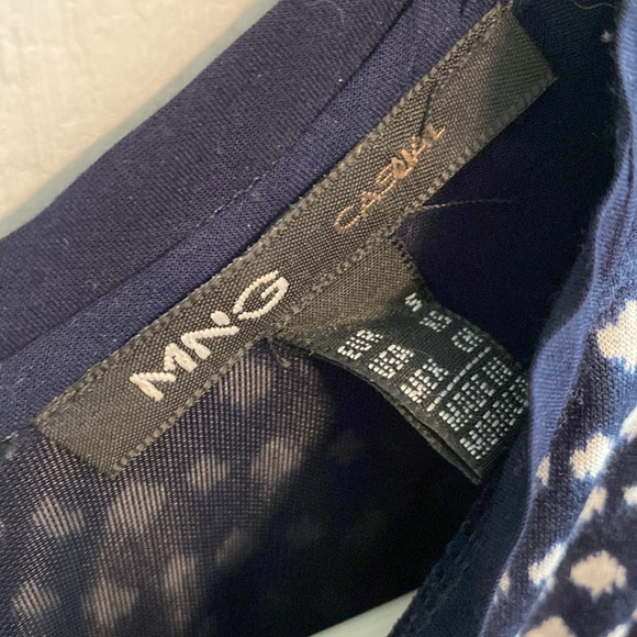 Vintage Style Navy Blue MIDI Sleeveless Dress - Picture 4 of 8